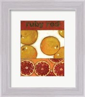 Framed Ruby Red