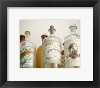 Framed French Perfume Bottles I