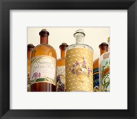 Framed French Perfume Bottles II