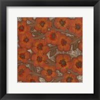 Linen Blossoms II Framed Print