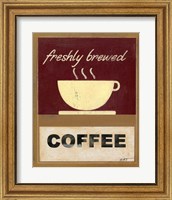 Framed 'Hot Coffee I' border=