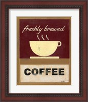 Framed 'Hot Coffee I' border=