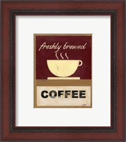 Framed 'Hot Coffee I' border=