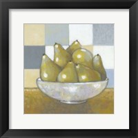 Framed Green Pears