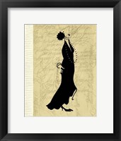 Flapper Fashion II Framed Print