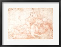 Framed Study of a Male and Female Nude