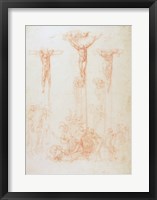 Framed Study of Three Crosses