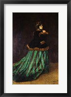 Framed Camille, or The Woman in the Green Dress, 1866