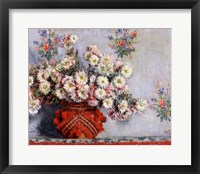 Framed Chrysanthemums, 1878