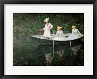 Framed Boat at Giverny, c.1887