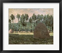Framed Haystacks near Giverny, c.1884-89