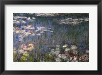 Framed Waterlilies: Green Reflections, 1914-18 (left section)