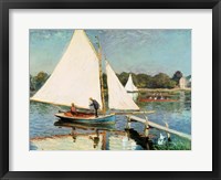 Framed Sailing at Argenteuil, c.1874