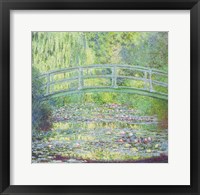 Framed Waterlily Pond with the Japanese Bridge, 1899