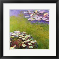 Framed Waterlilies, Harmony in Blue, 1914-17