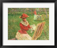 Framed Blanche Hoschede (1864-1947) Painting, 1892