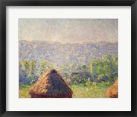 Framed Haystacks or, The End of the Summer, at Giverny, 1891