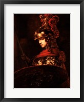 Framed Pallas Athena or, Armoured Figure