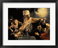 Framed Belshazzar's Feast c.1636