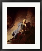 Framed Jeremiah mourning over the Destruction of Jerusalem