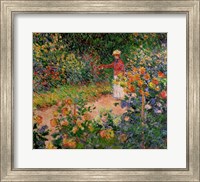 Framed Garden at Giverny, 1895