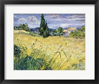 Framed Landscape with Green Corn, 1889