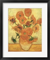 Framed Sunflowers, 1889