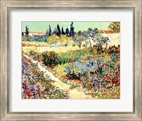 Framed Garden at Arles, 1888