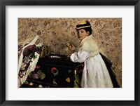 Framed Portrait of Hortense Valpincon as a Child, 1869