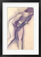 Framed Female Standing Nude