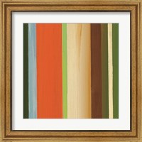 Framed 'Hampton Stripe I' border=