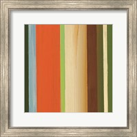 Framed 'Hampton Stripe I' border=