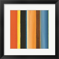 Framed 'Hampton Stripe II' border=