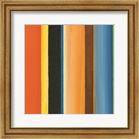 Framed 'Hampton Stripe II' border=