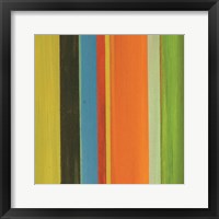 Framed 'Hampton Stripe III' border=