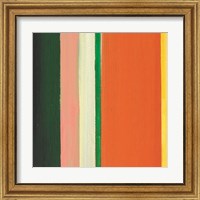 Framed 'Hampton Stripe IV' border=