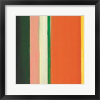 Framed 'Hampton Stripe IV' border=