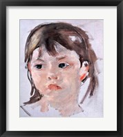 Framed Head of a Young Girl