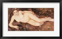 Framed Nymph by a Stream