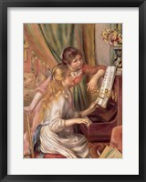 Framed Young Girls at the Piano, 1892