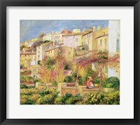 Terrace in Cagnes, 1905 Framed Print