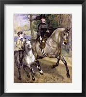 Framed Horsewoman in the Bois de Boulogne, 1873