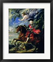 Framed Cardinal Infante Ferdinand at the Battle of Nordlingen, c.1634