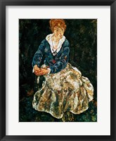 Framed Artist's wife seated