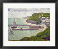 Framed Harbour at Port-en-Bessin at High Tide, 1888