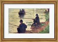 Framed Anglers, Study for 'La Grande Jatte', 1883