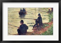 Framed Anglers, Study for 'La Grande Jatte', 1883