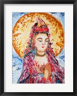 Framed Praying Buddha