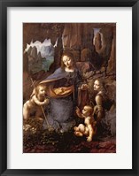 Framed Virgin of the Rocks