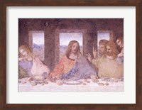 Framed Last Supper, (post restoration) D
